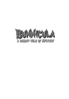 Bunnicula by Deborah Howe & James Howe — book cover