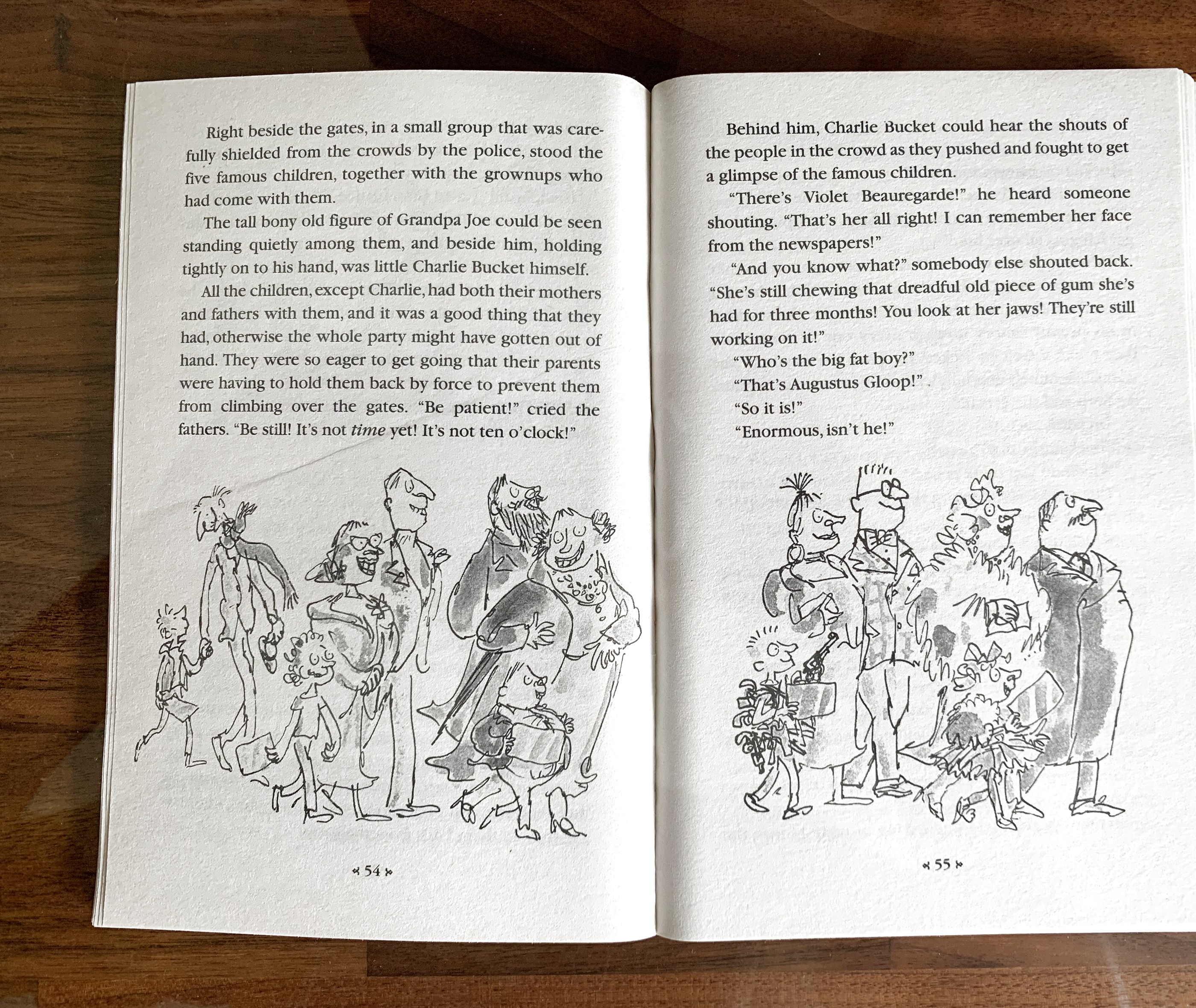Charlie and the Chocolate Factory — favorite page spread