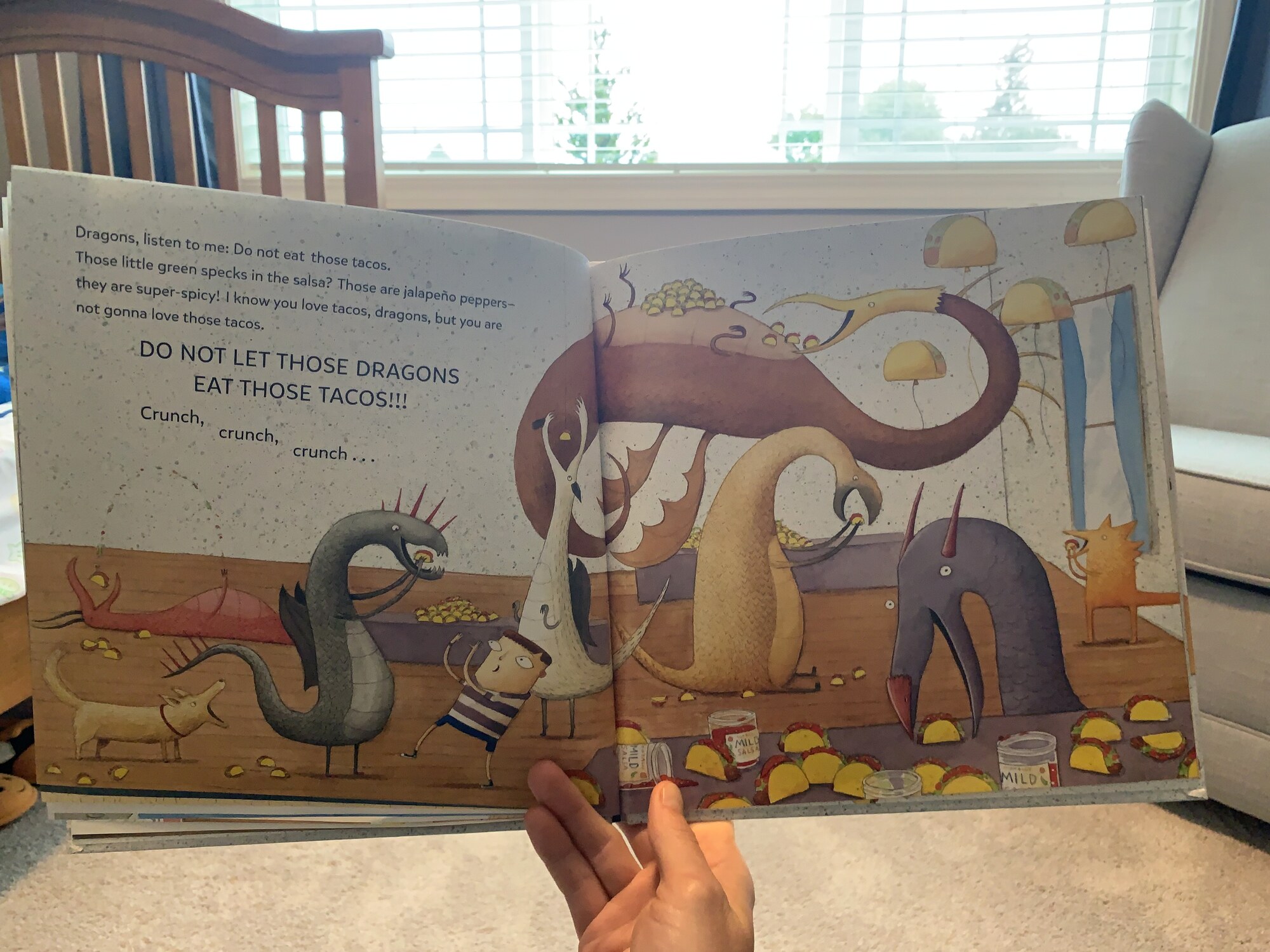 Dragons Love Tacos — favorite page spread