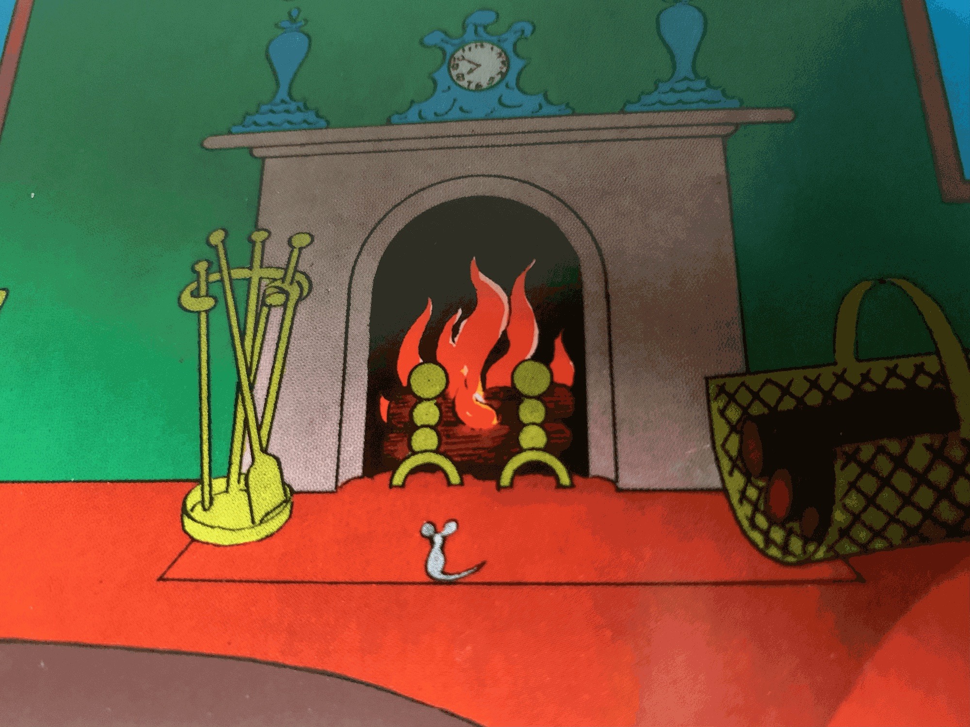 Another page from inside Goodnight Moon
