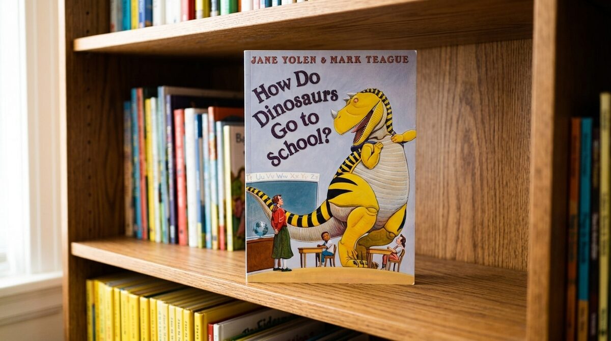 How Do Dinosaurs Go to School? by Jane Yolen — Bookish Dad review