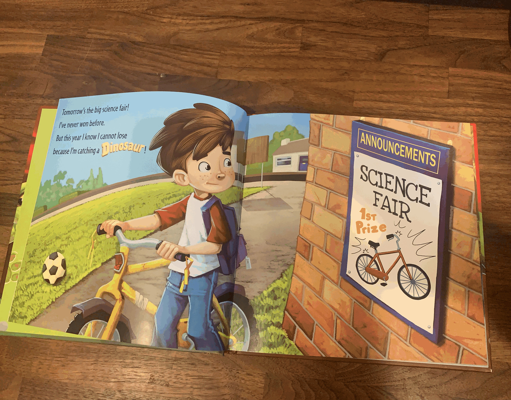 How to Catch a Dinosaur: favorite page spread