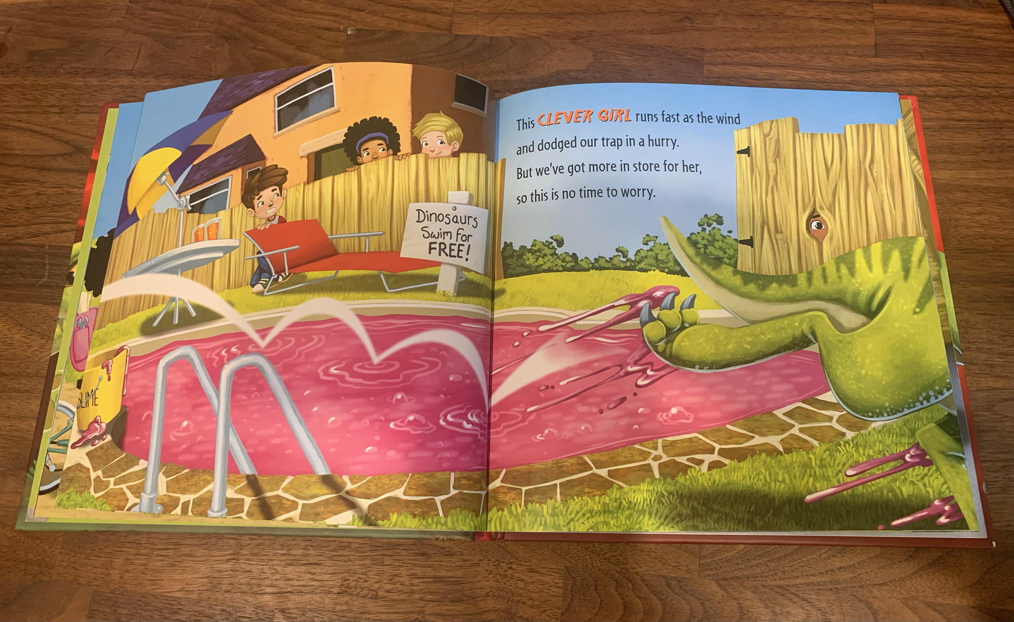 Another page from inside How to Catch a Dinosaur