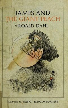 James and the Giant Peach by Roald Dahl — book cover