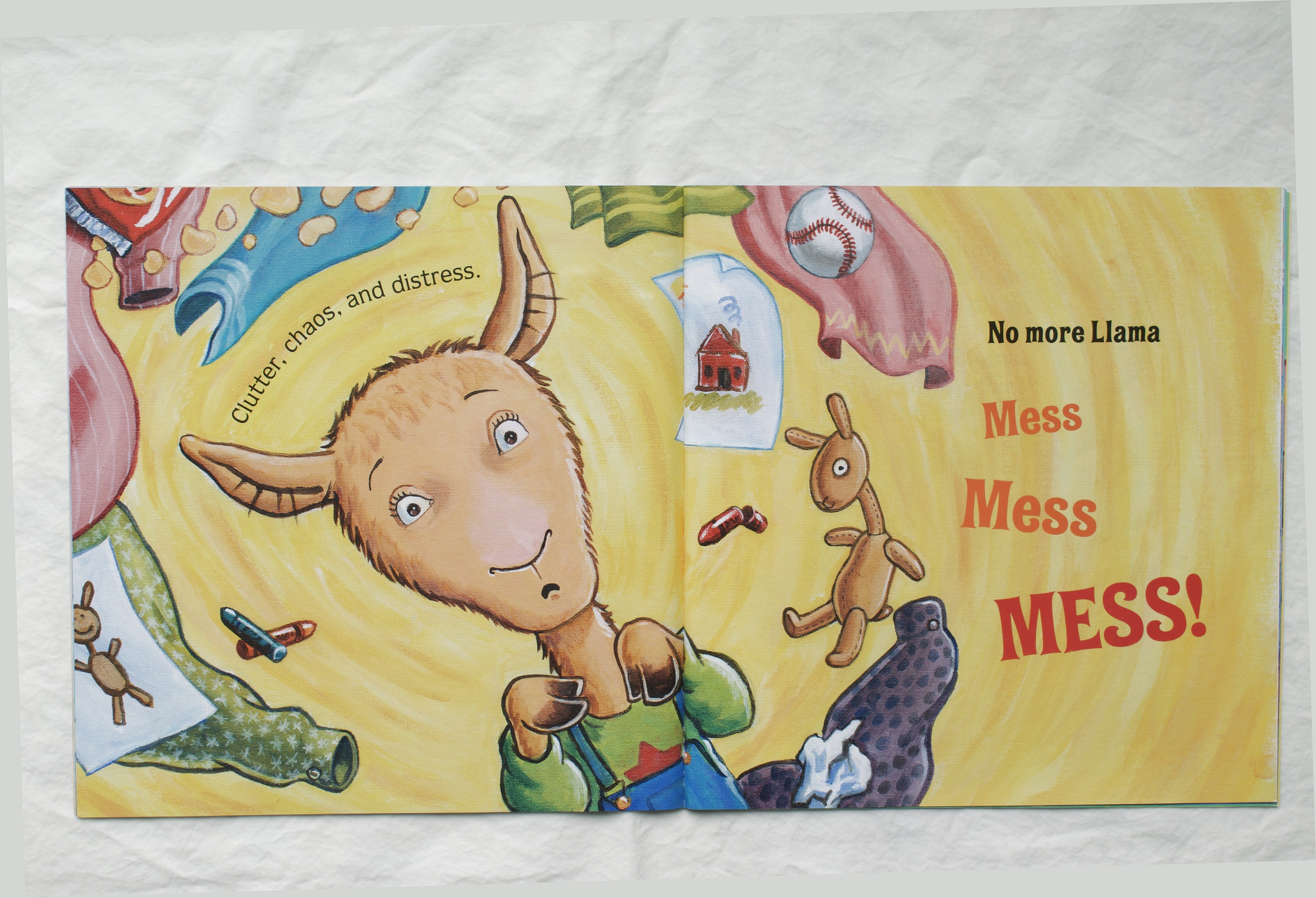 Llama Llama Mess, Mess, Mess — favorite page spread