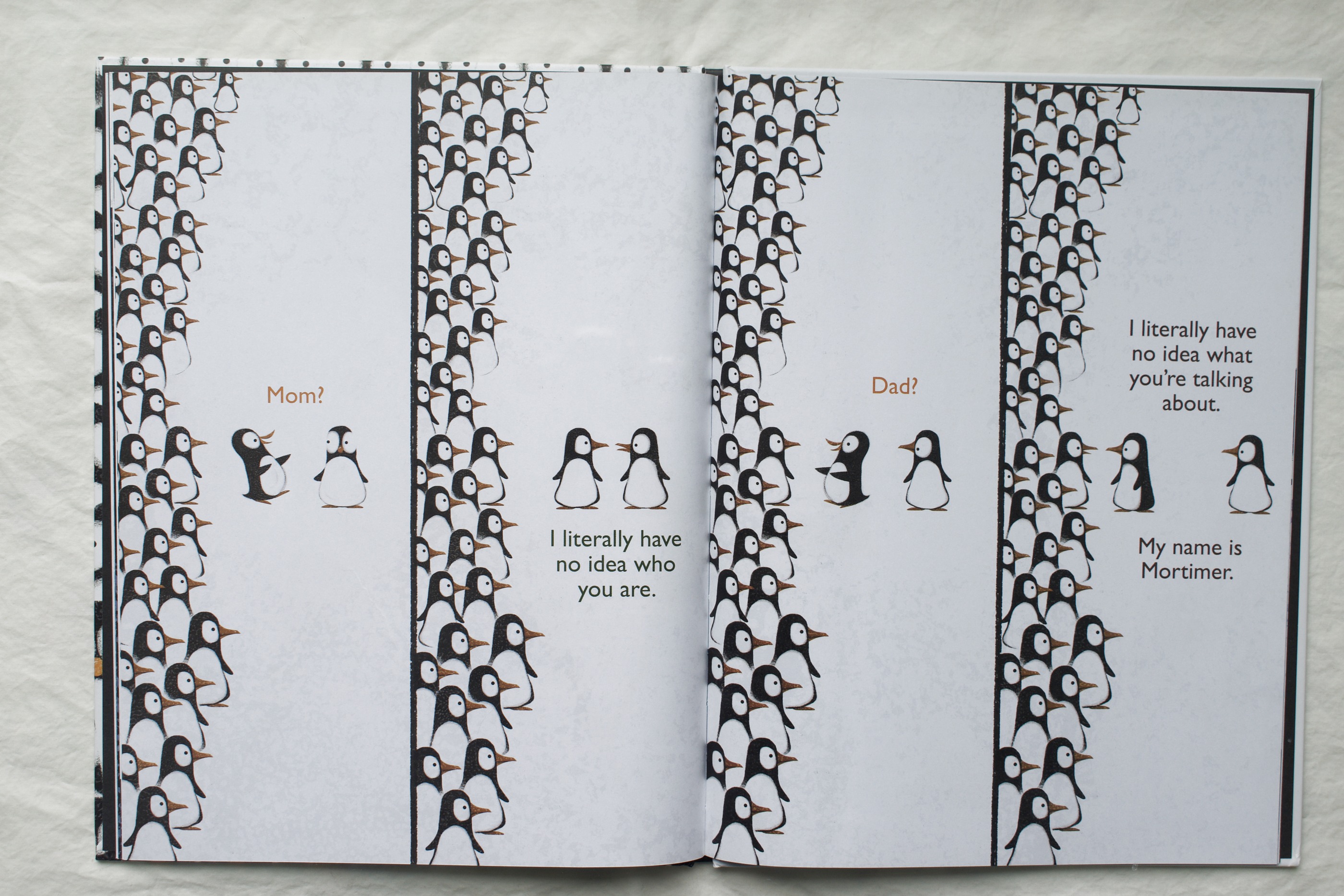 Penguin Problems — favorite page spread