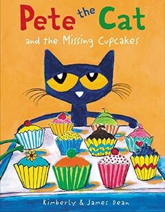 Pete the Cat and the Missing Cupcakes: A Rhyming Heist With Frosting cover
