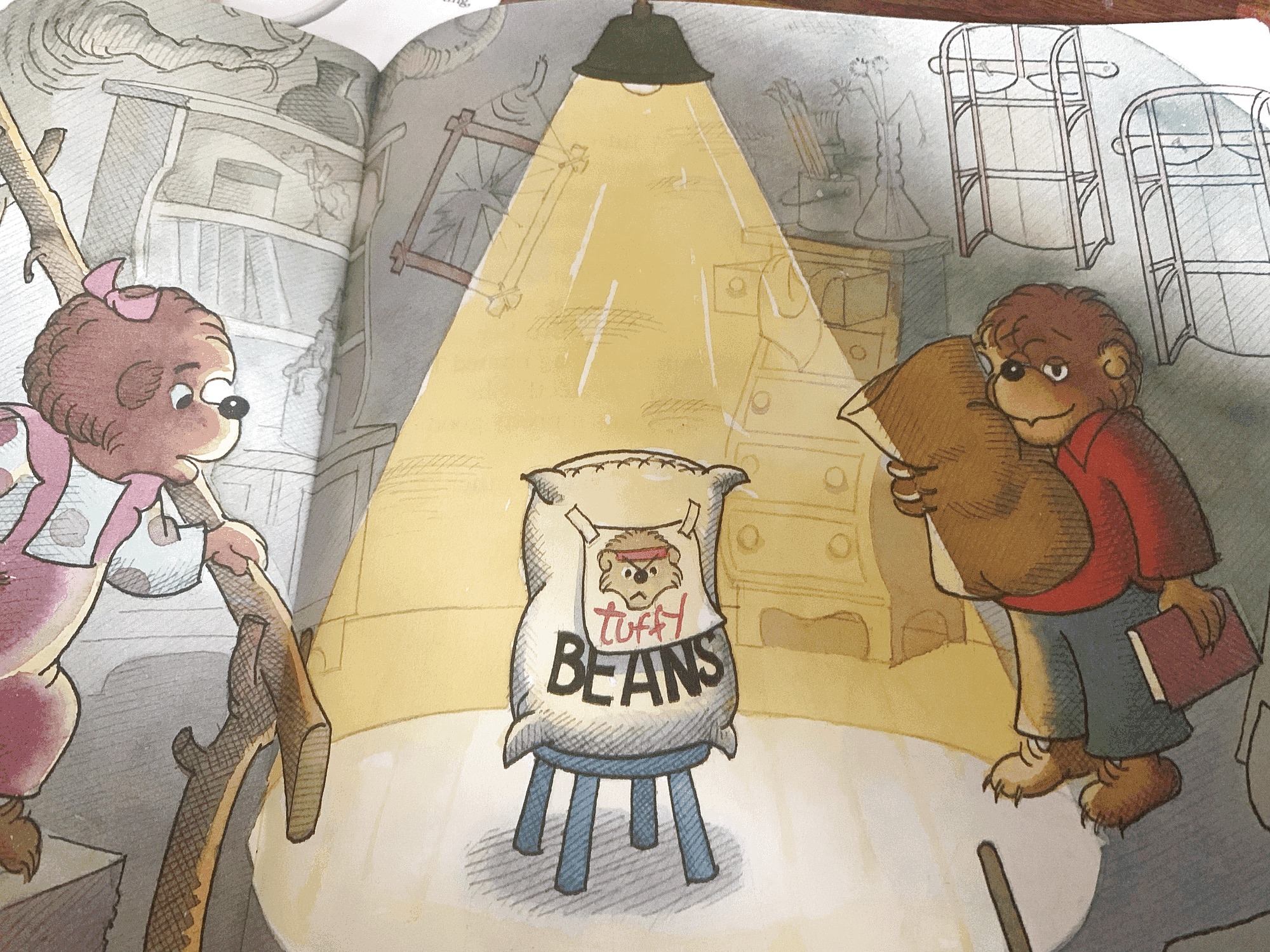 Another page from inside The Berenstain Bears and the Bully