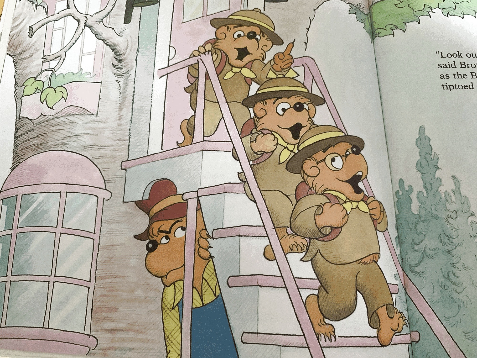The Berenstain Bears and the Ghost of the Forest — favorite page spread