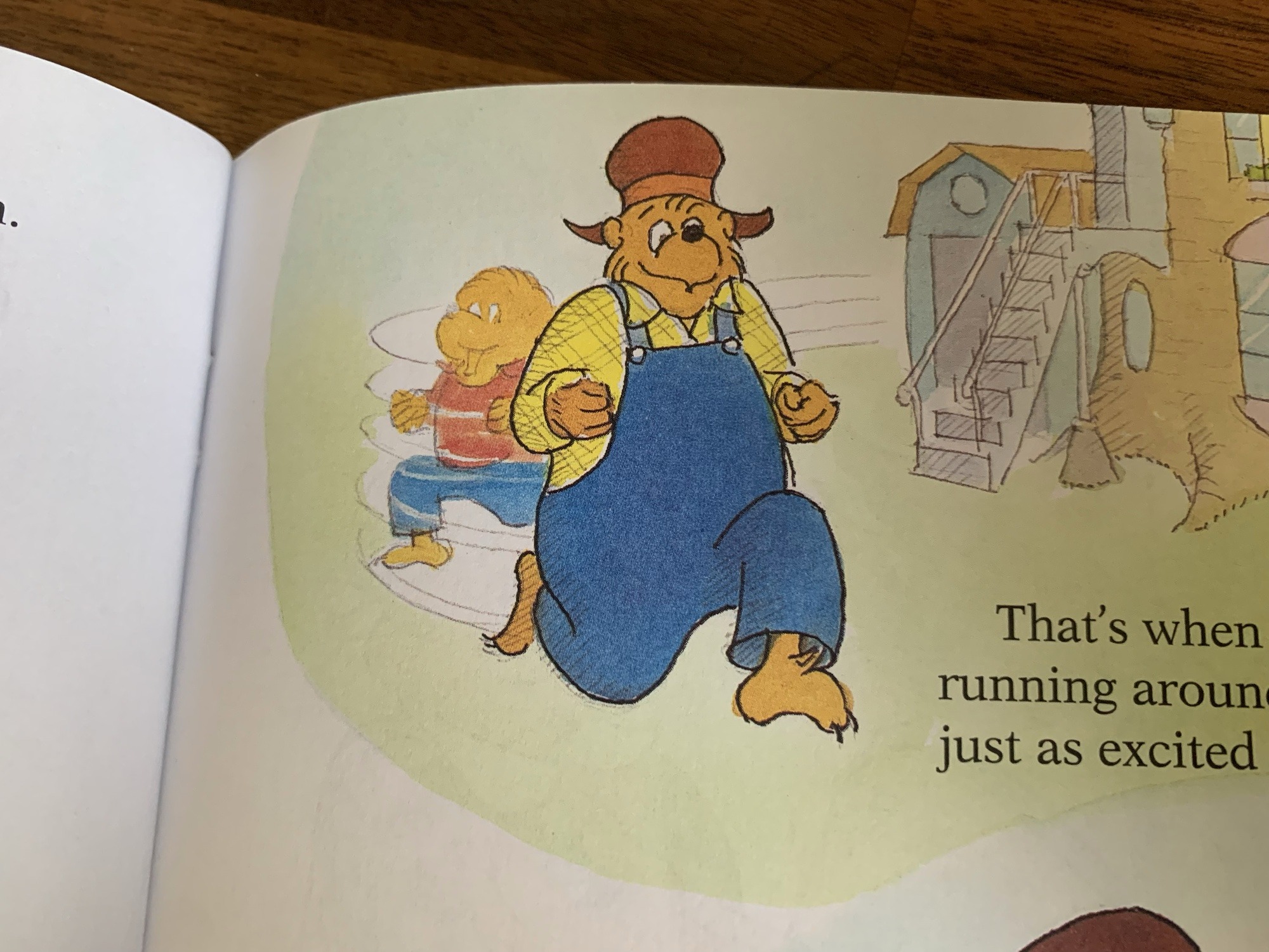 The Berenstain Bears and the Real Easter Eggs — favorite page spread