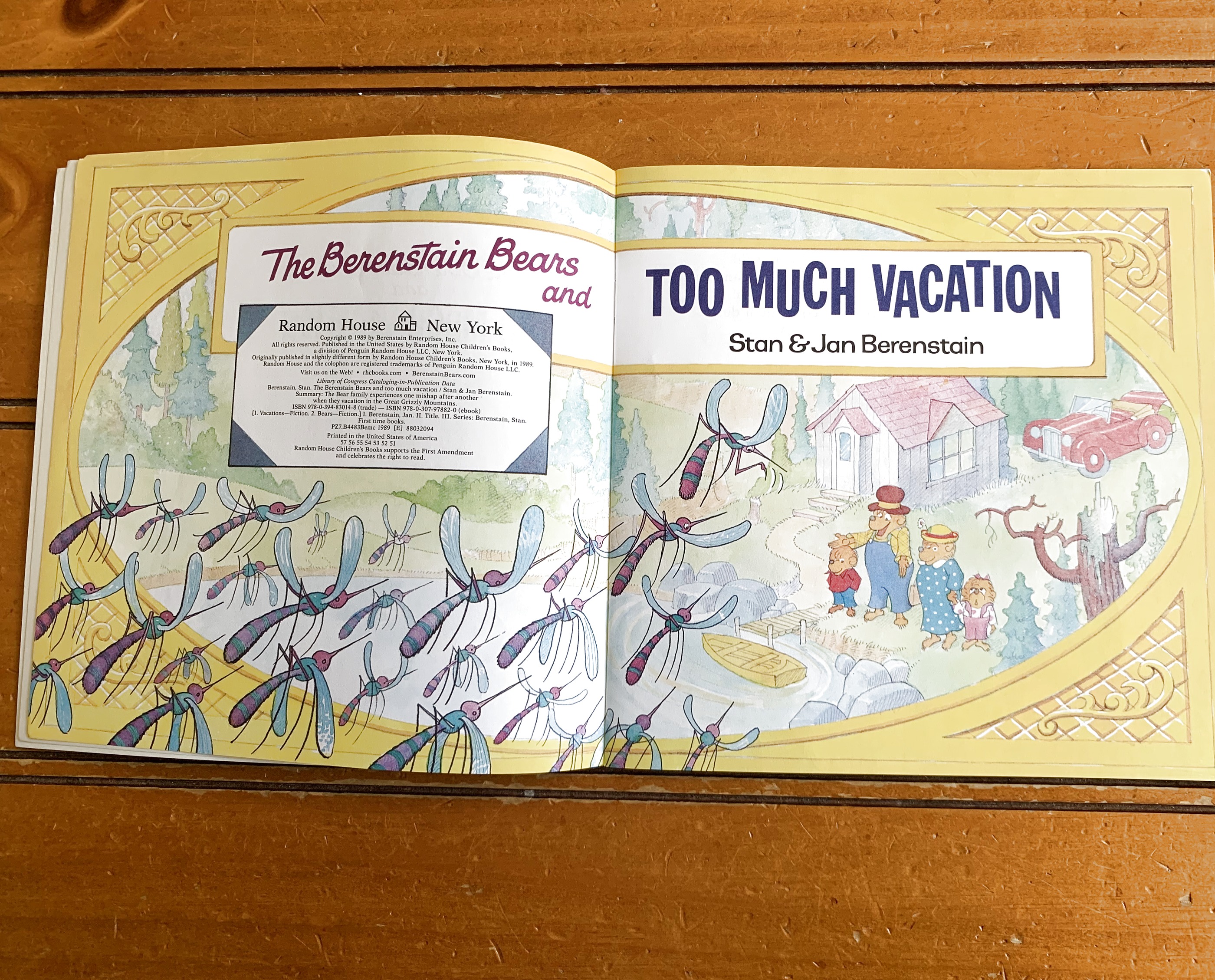 The Berenstain Bears and Too Much Vacation — the first picture page