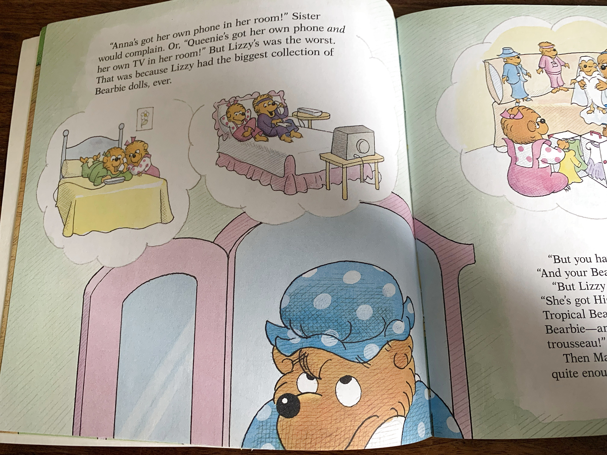 The Berenstain Bears Count Their Blessings: favorite page spread