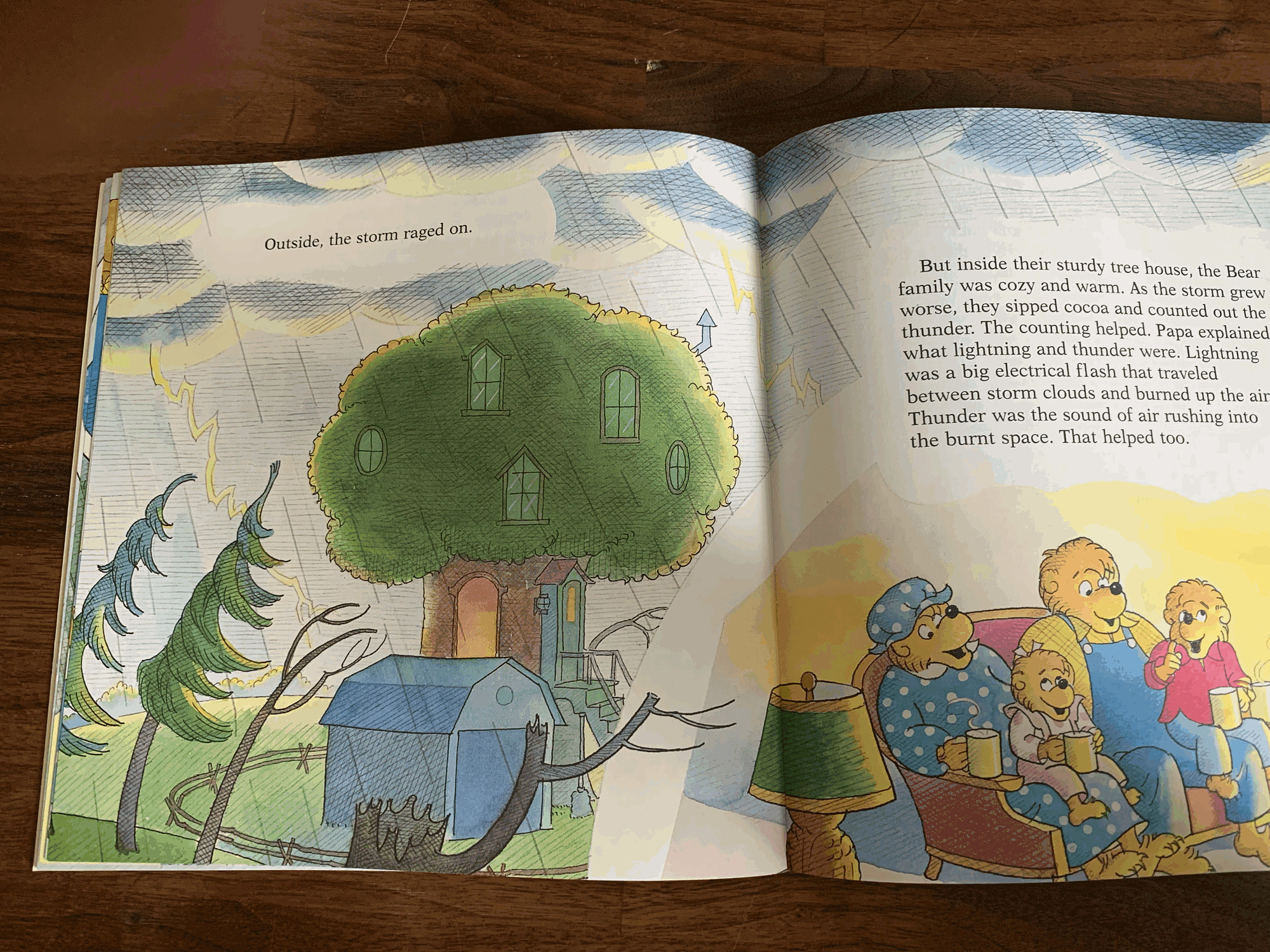 Another page from inside The Berenstain Bears Count Their Blessings