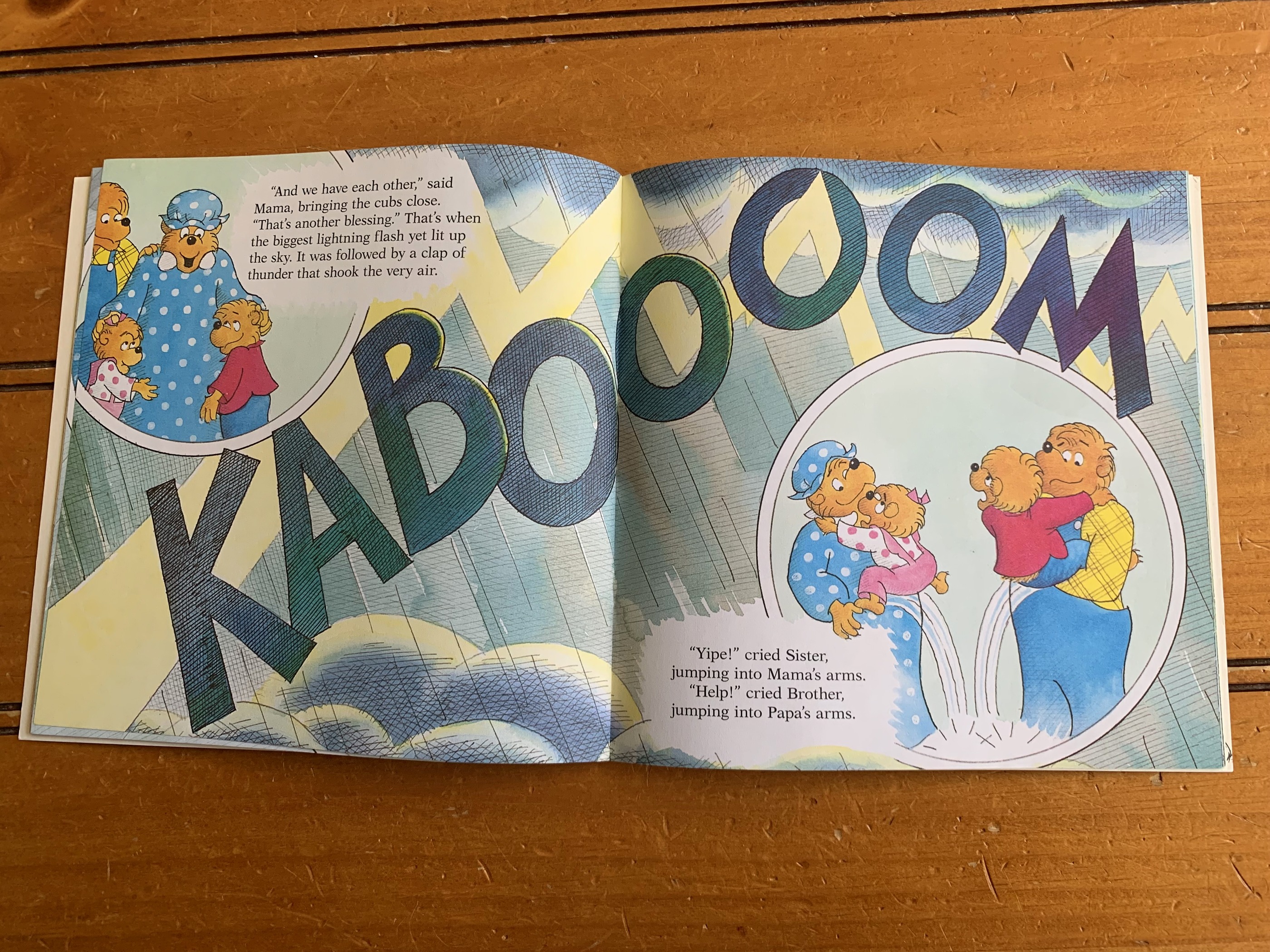Another page from inside The Berenstain Bears Count Their Blessings