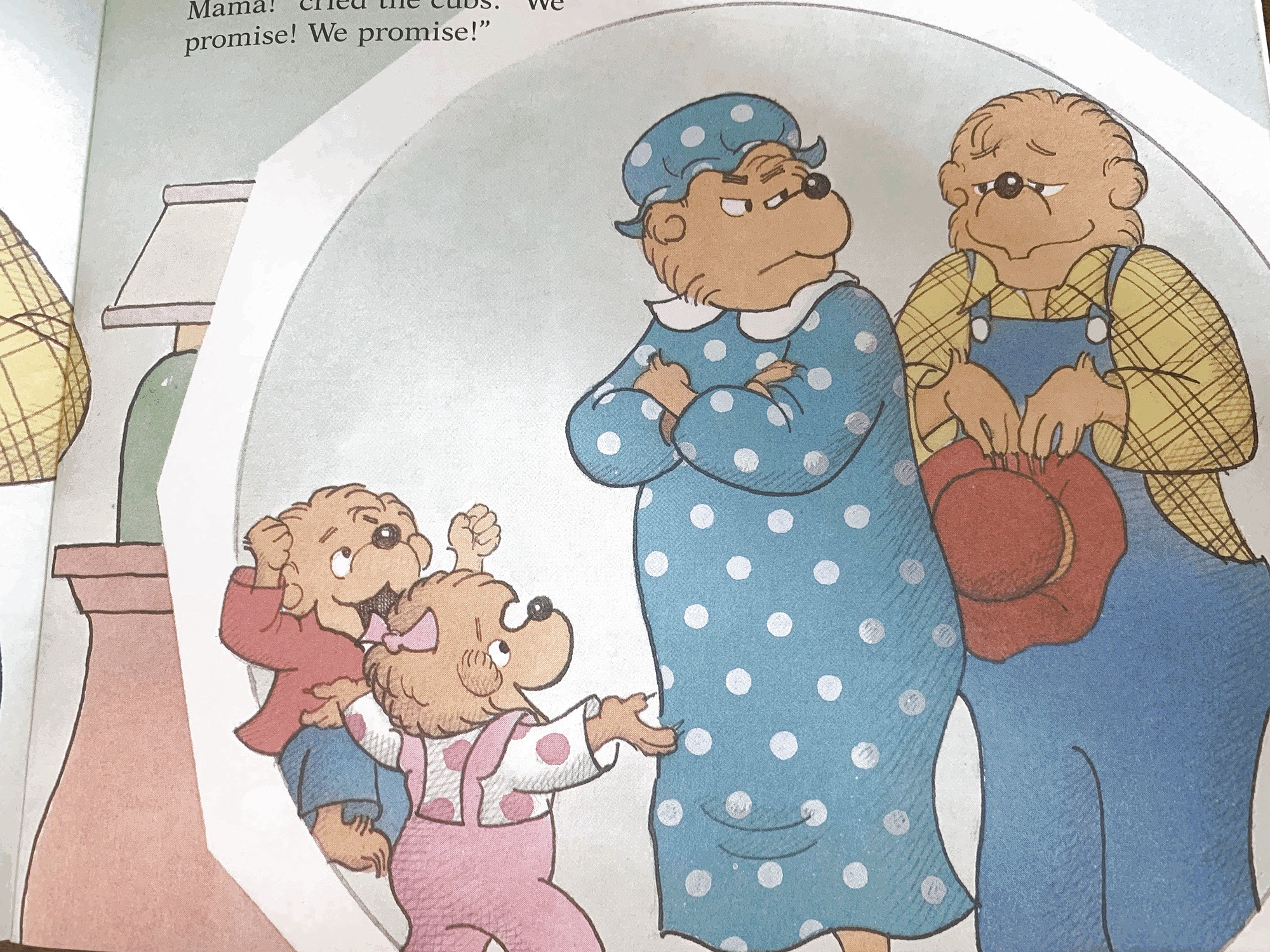 The Berenstain Bears' Trouble with Pets — favorite page spread
