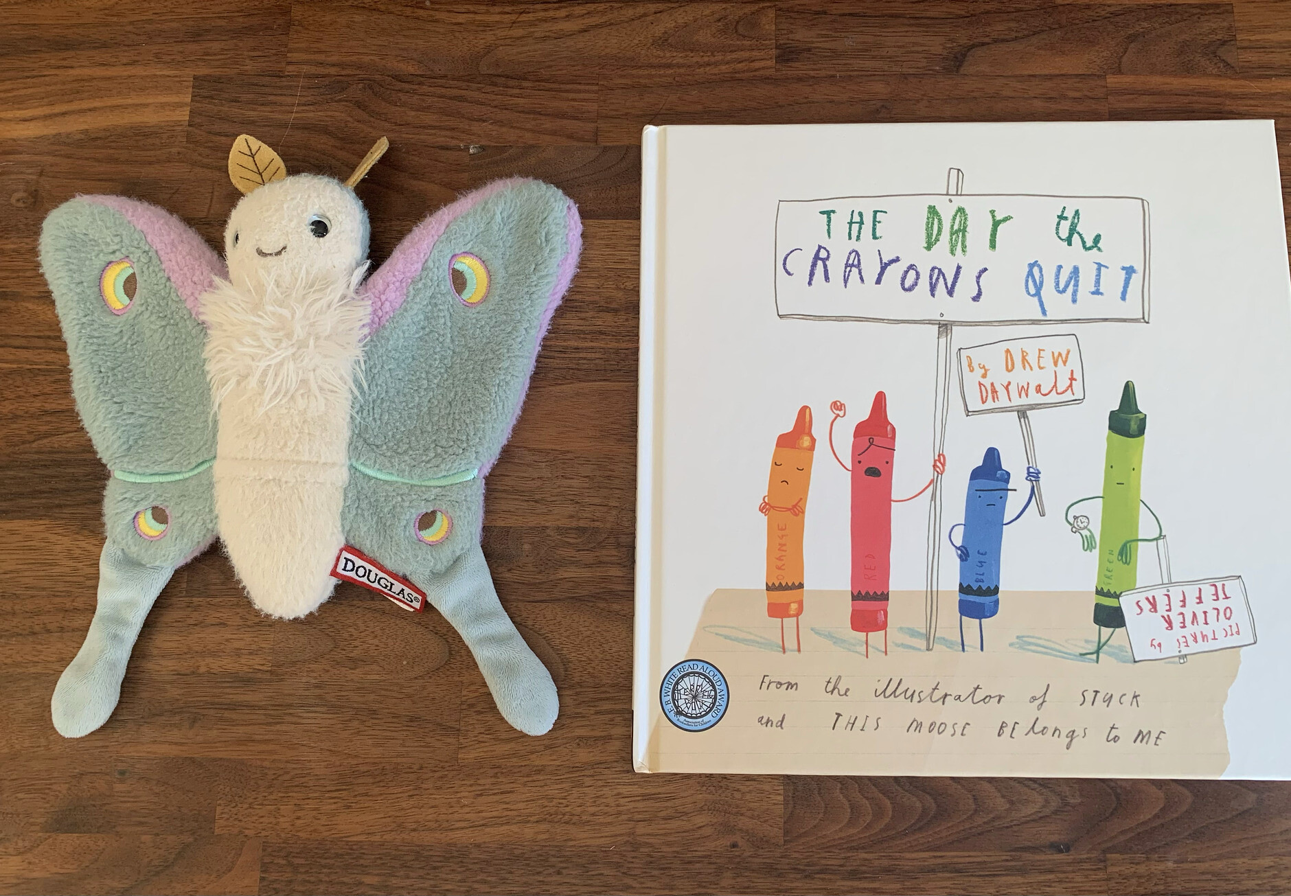 The cover of The Day the Crayons Quit