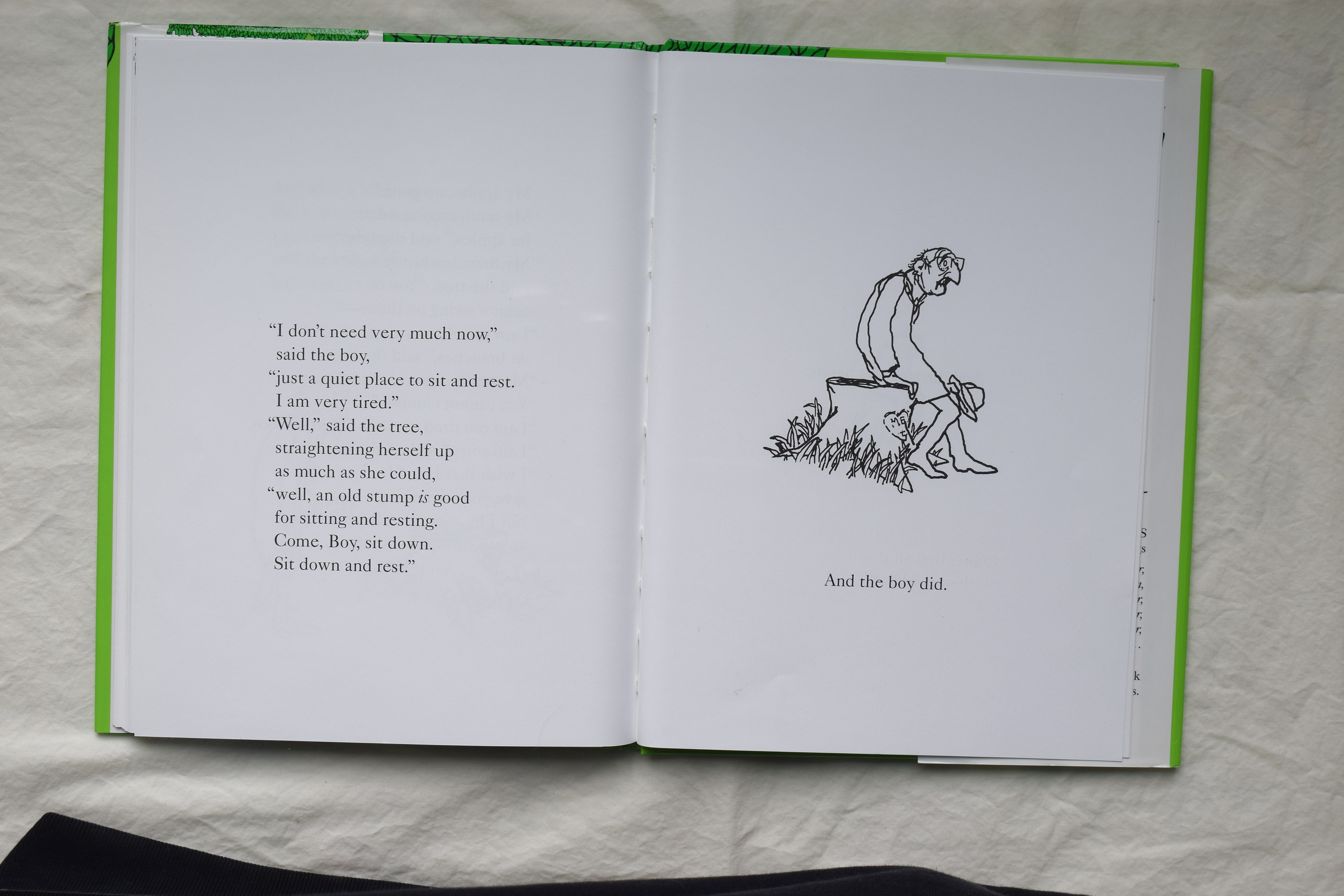 The Giving Tree — favorite page spread