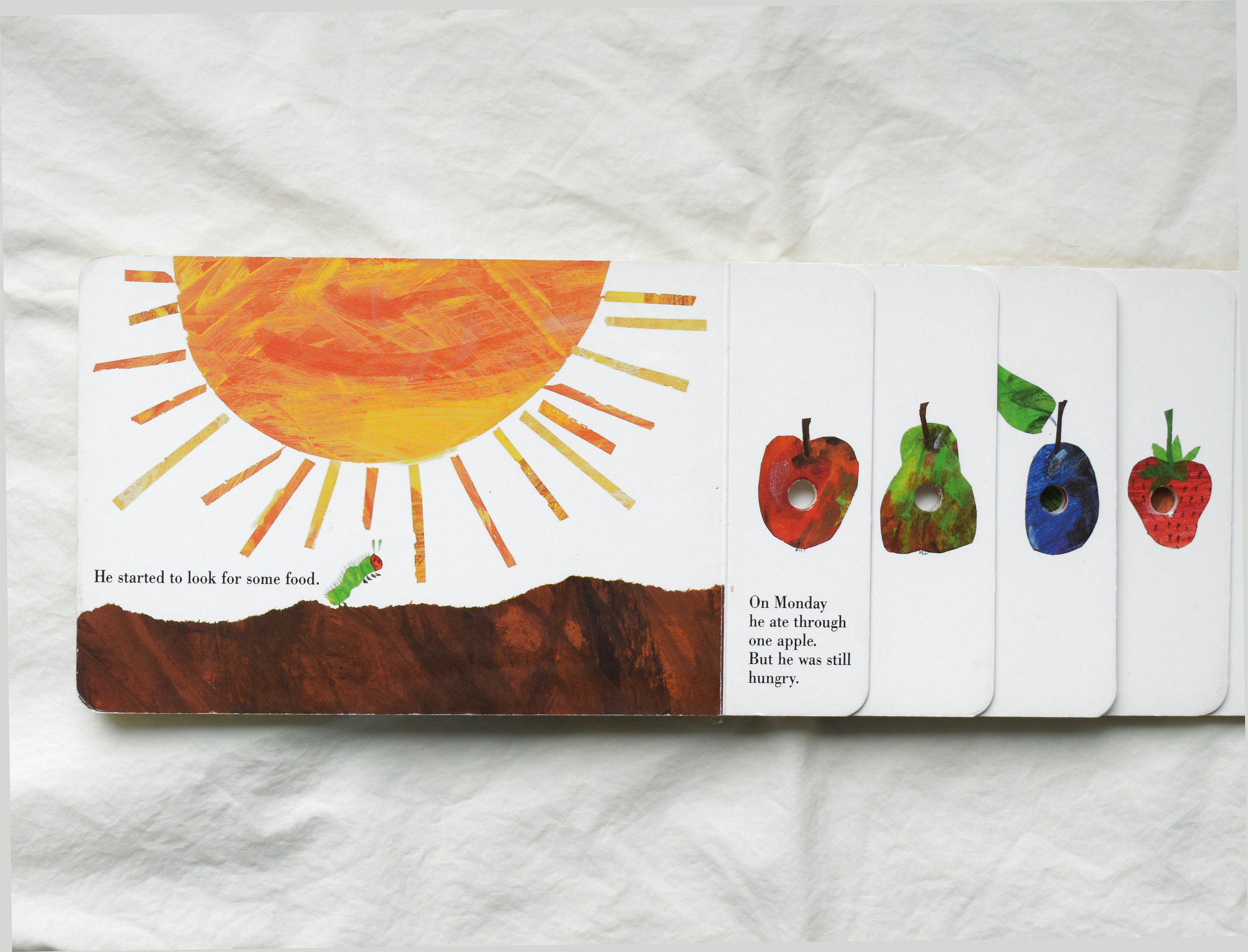 The Very Hungry Caterpillar — favorite page spread